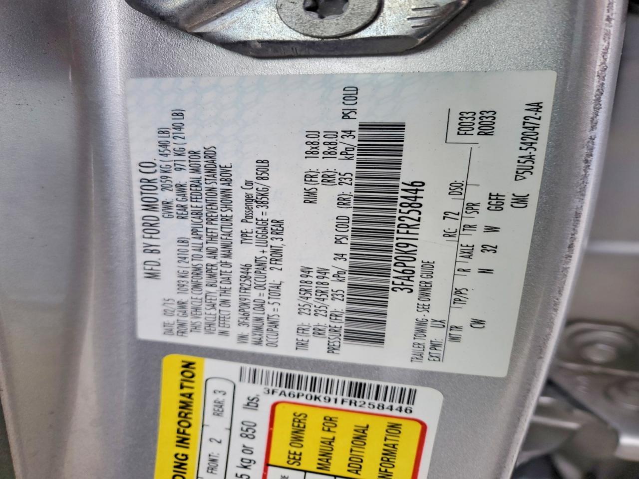 2015 Ford Fusion Titanium