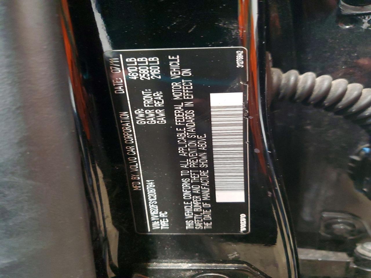 2012 Volvo S60 T5