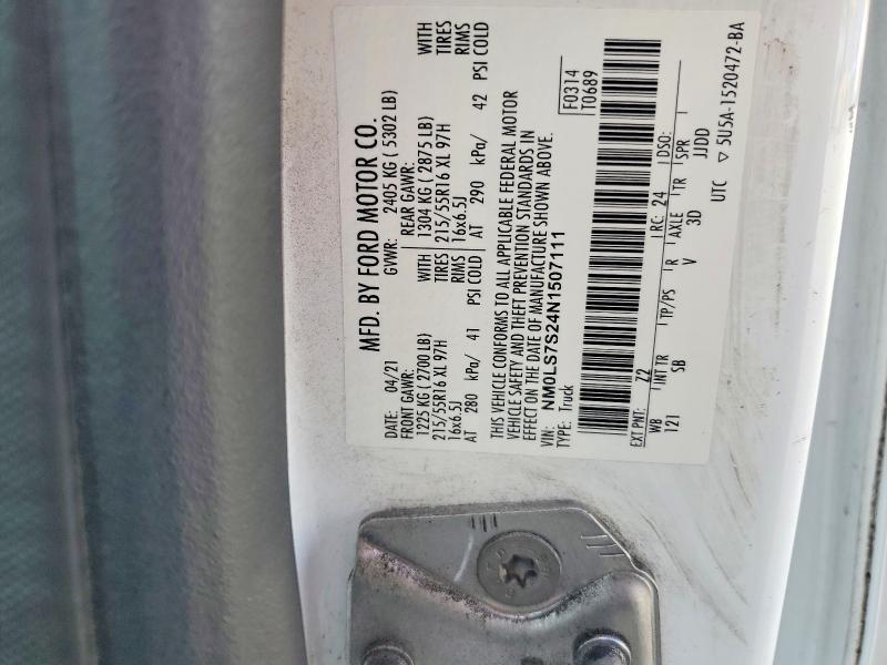 2022 Ford Transit Connect XL