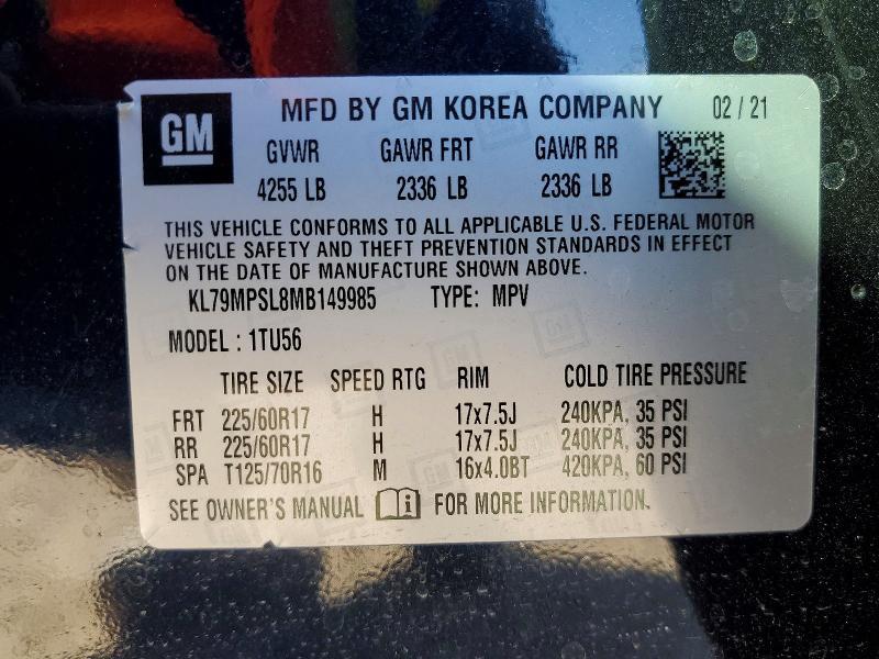 2021 Chevrolet Trailblazer lt