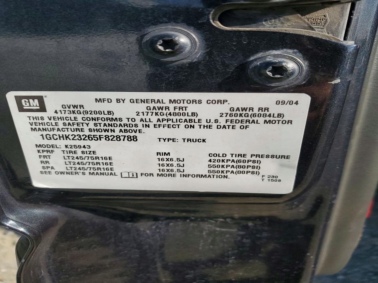 2005 Chevrolet Silverado K2500 Heavy Duty