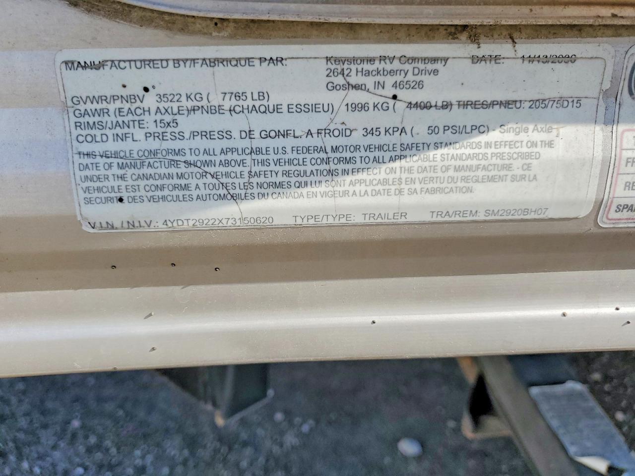 2007 Keystone Keystone
