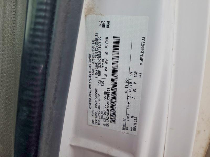 2021 Ford E350 Delivery Truck