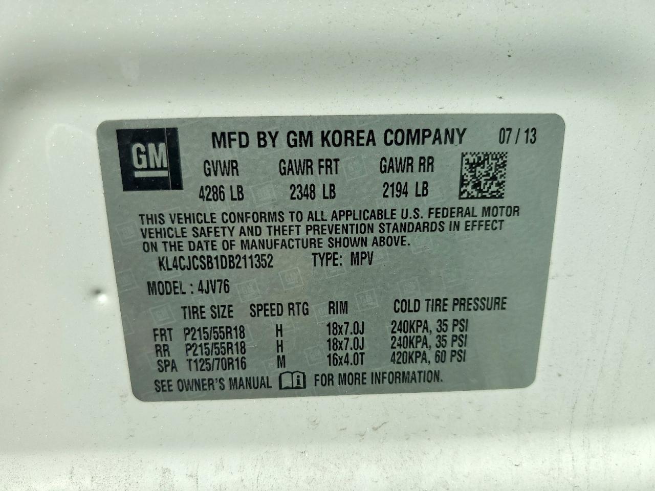 2013 Buick Encore