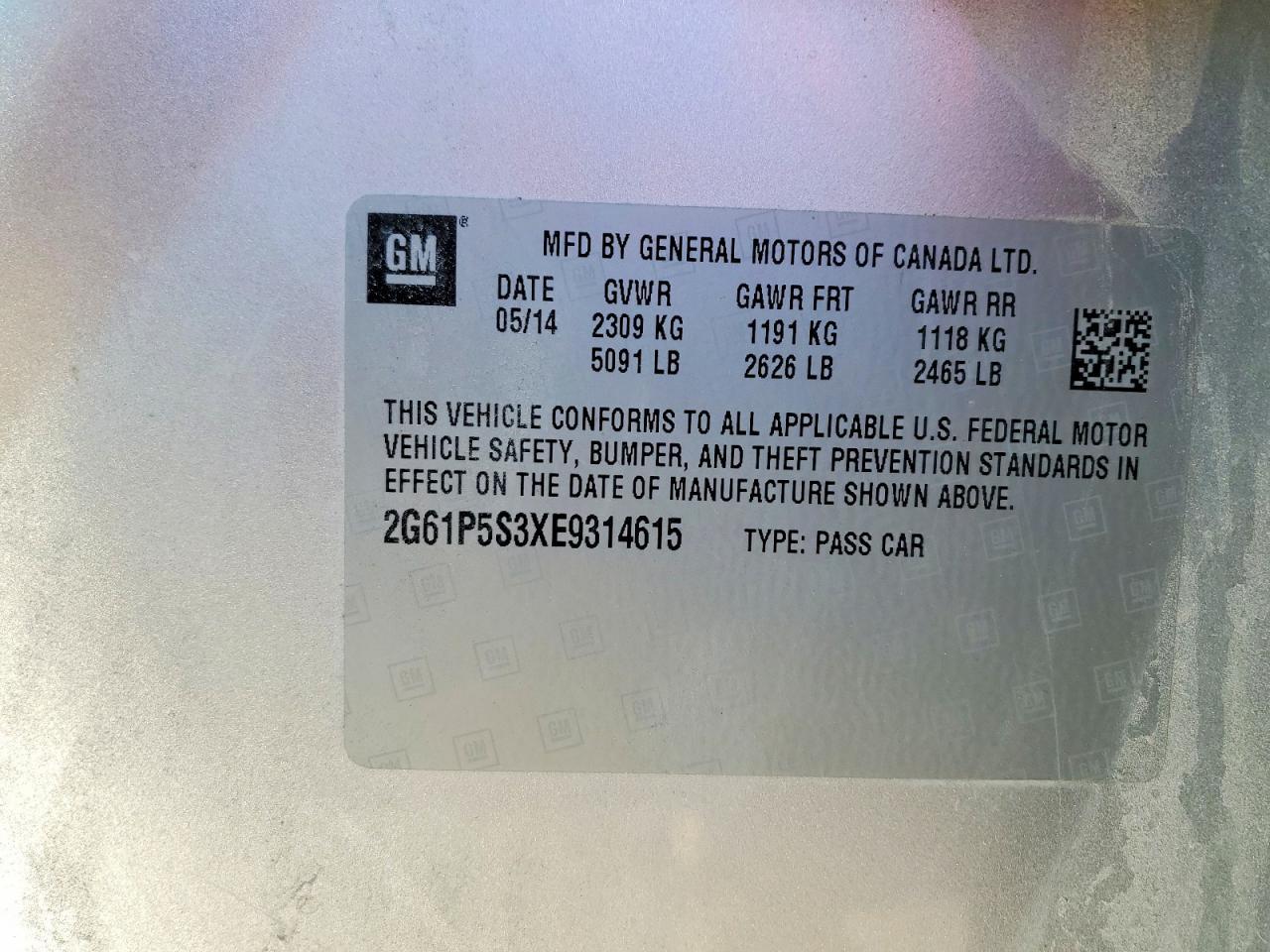 2014 Cadillac Xts Premium Collection