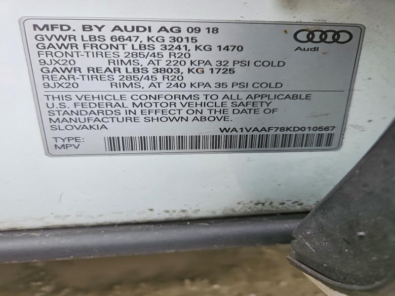 2019 Audi Q7 Prestige