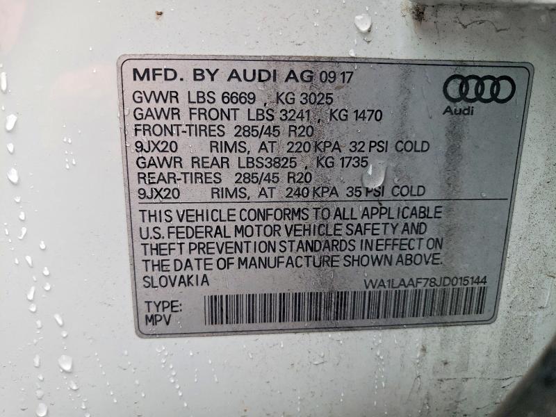 2018 Audi Q7 Premium Plus