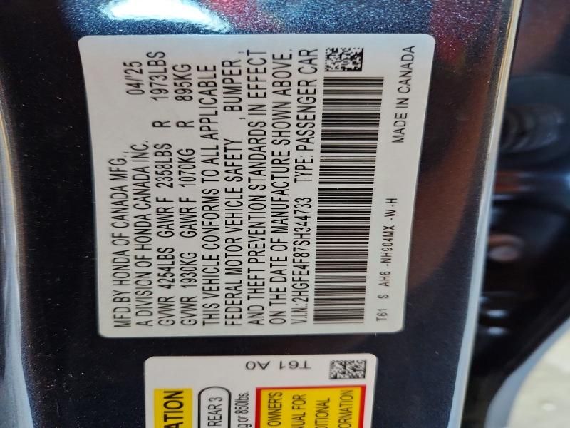 2025 Honda Civic Sport