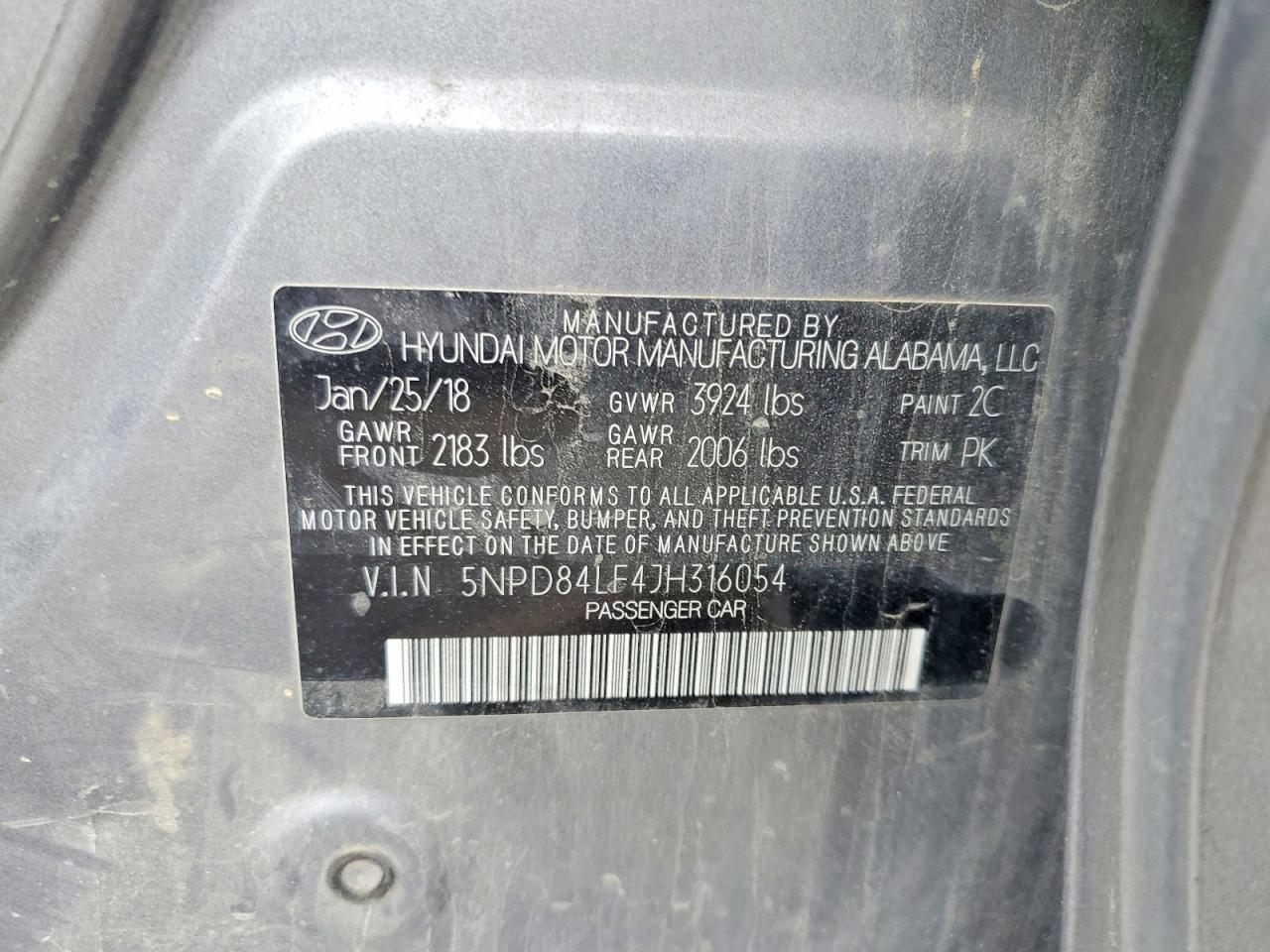 2018 Hyundai Elantra sel
