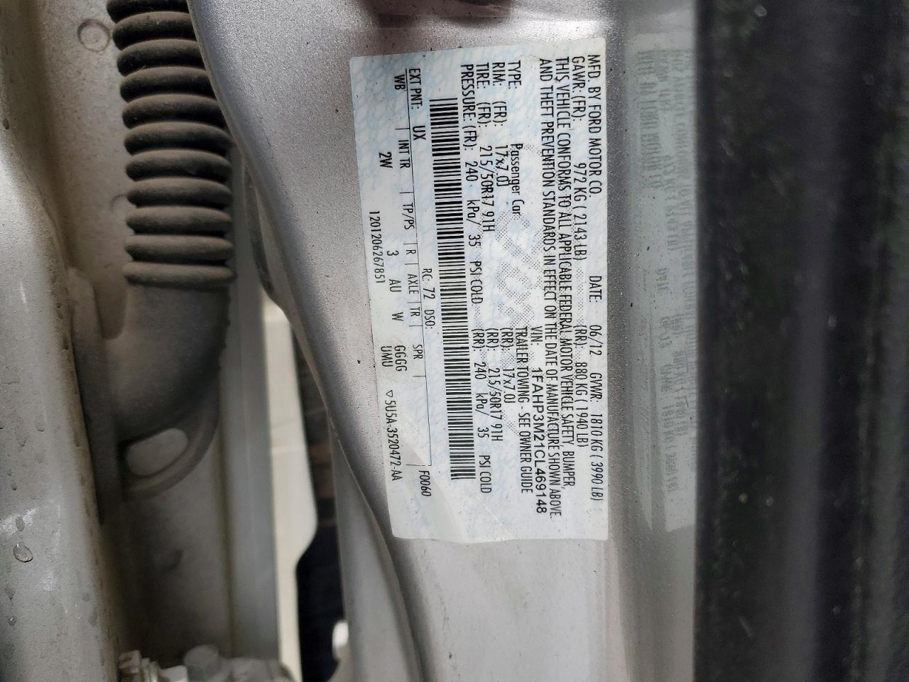 2012 Ford Focus sel