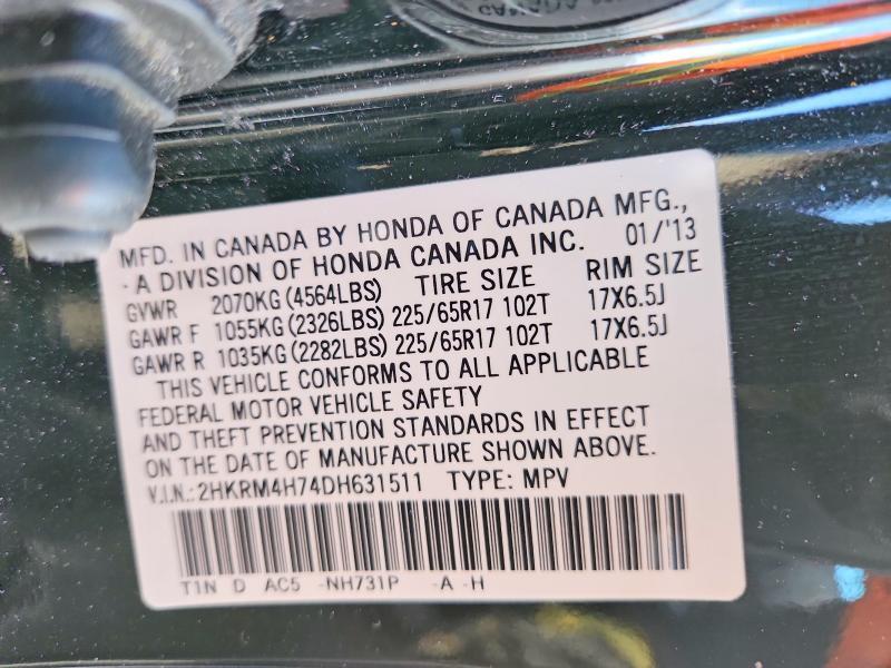 2013 Honda Cr-v exl