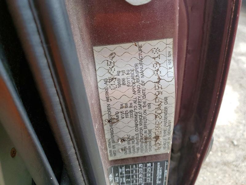 1985 BMW 528 e Automatic