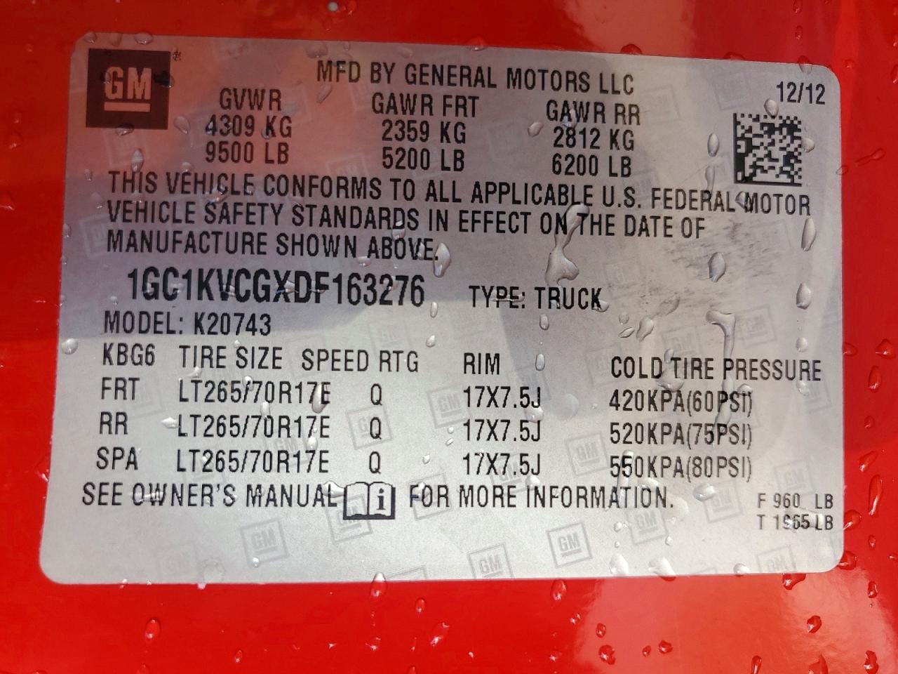 2013 Chevrolet Silverado K2500 Heavy Duty