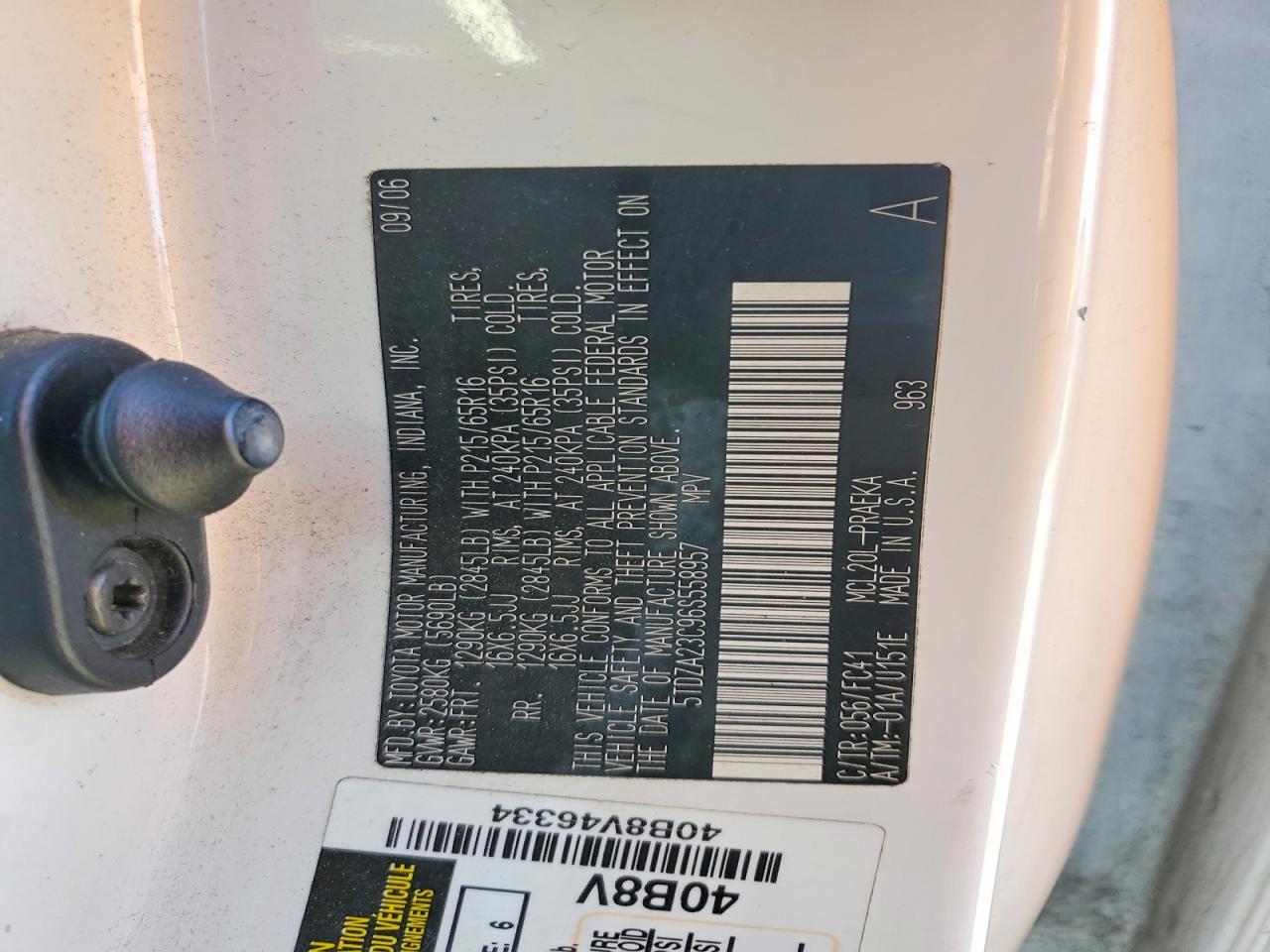 2006 Toyota Sienna ce