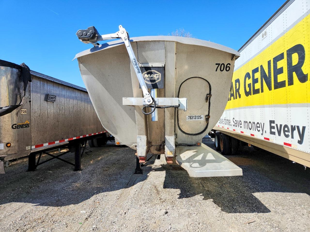 2013 Mac Trailer 2013 MAC END Dump Trailer