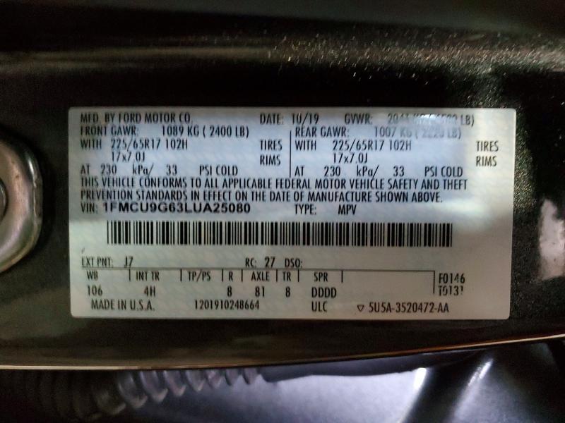 2020 Ford Escape se