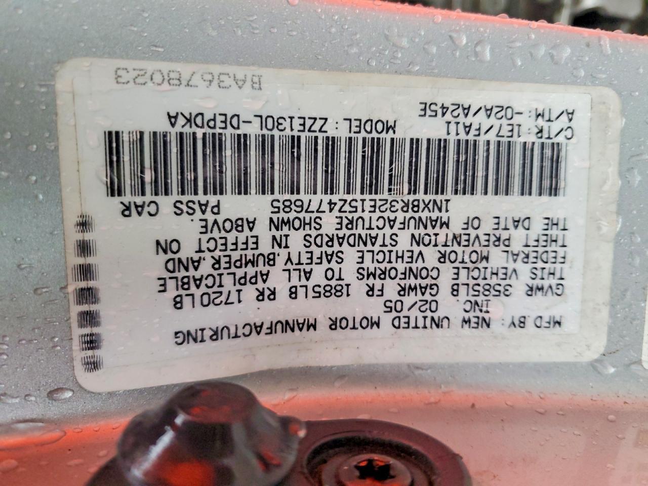 2005 Toyota Corolla ce