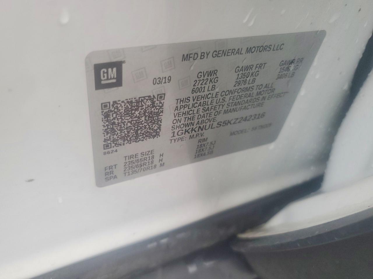 2019 GMC Acadia Slt-1