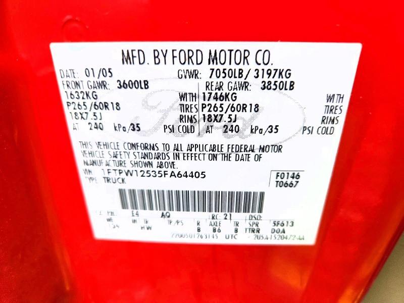 2005 Ford F150 Supercrew