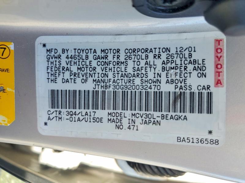2002 Lexus Es 300