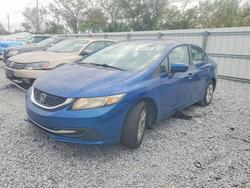 Vehiculos salvage en venta de Copart Riverview, FL: 2015 Honda Civic lx