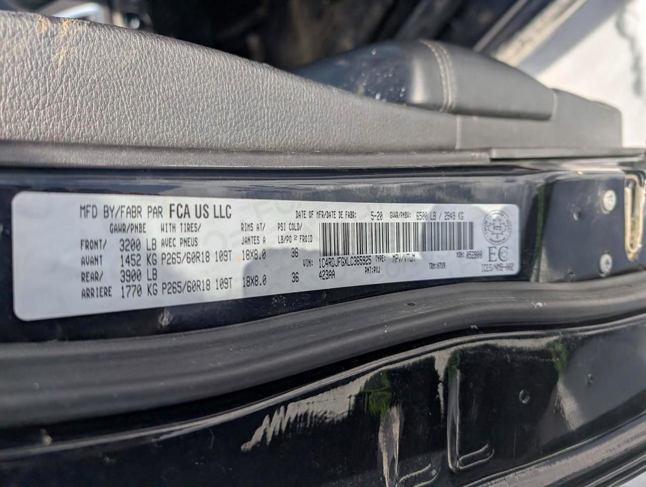 2020 Dodge Durango ssv