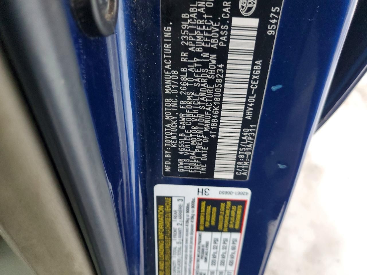 2008 Toyota Camry Hybrid