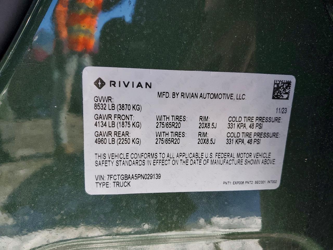 2023 Rivian R1T Adventure