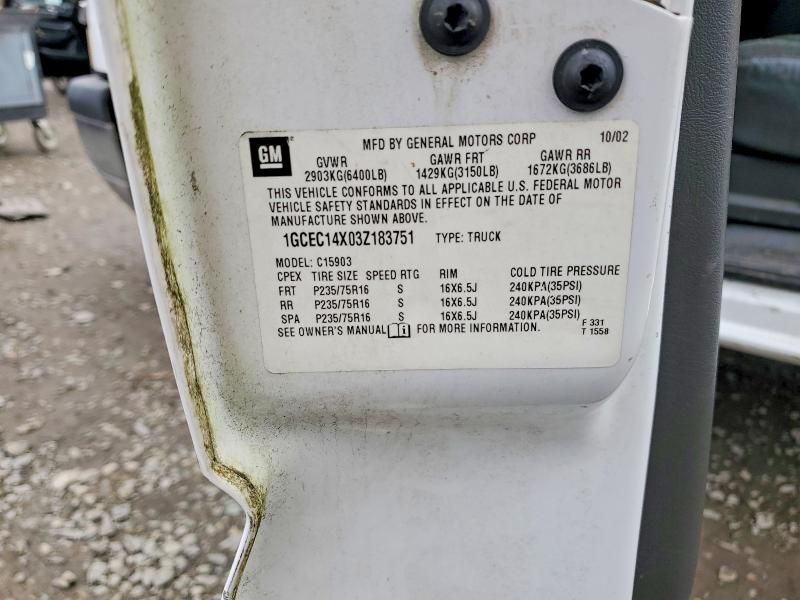 2003 Chevrolet Silverado C1500