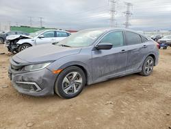 Salvage cars for sale from Copart Elgin, IL: 2019 Honda Civic lx