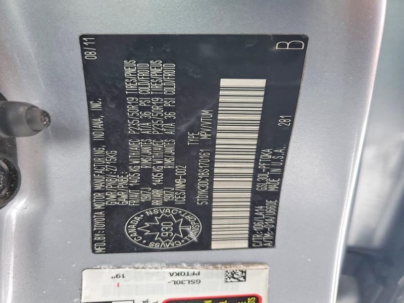 2011 Toyota Sienna xle