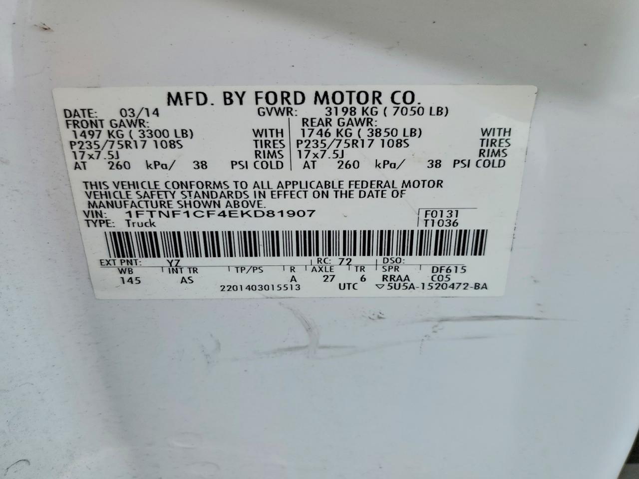 2014 Ford F150