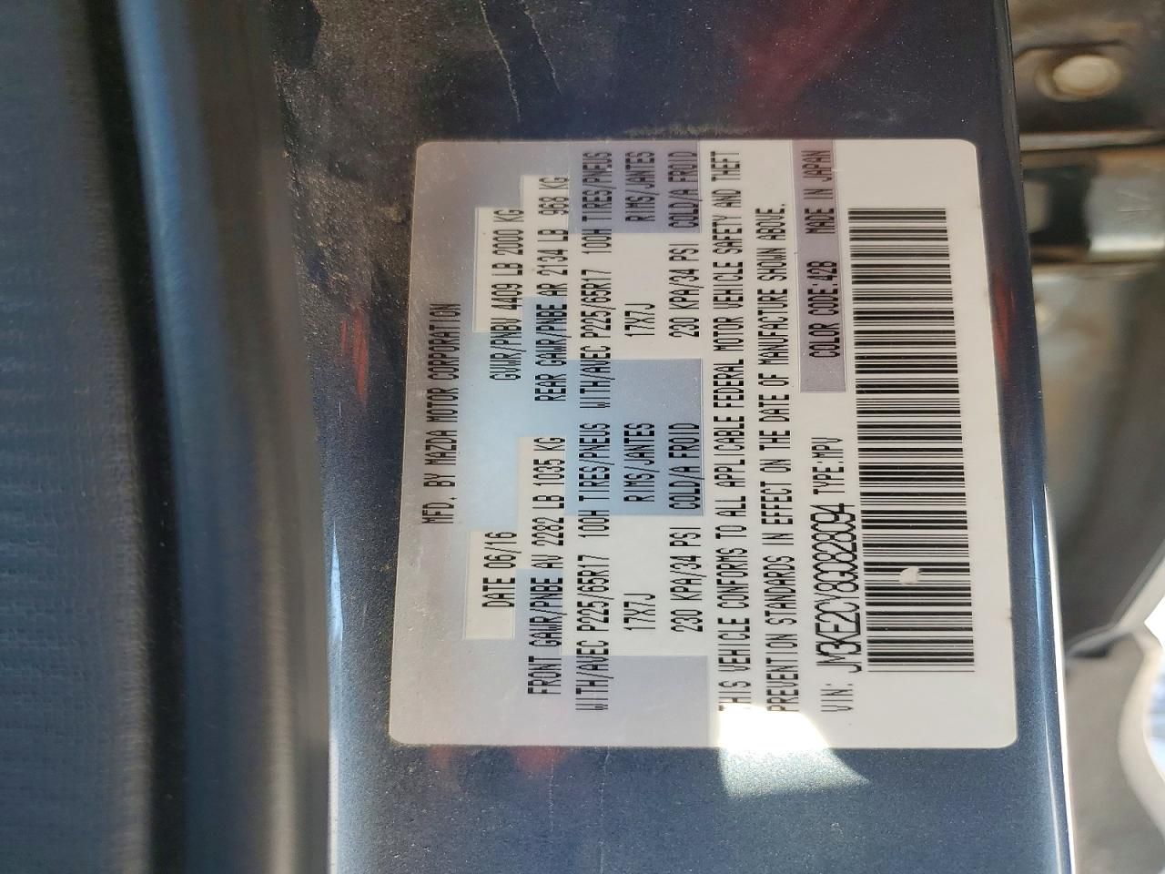 2016 Mazda Cx-5 Touring