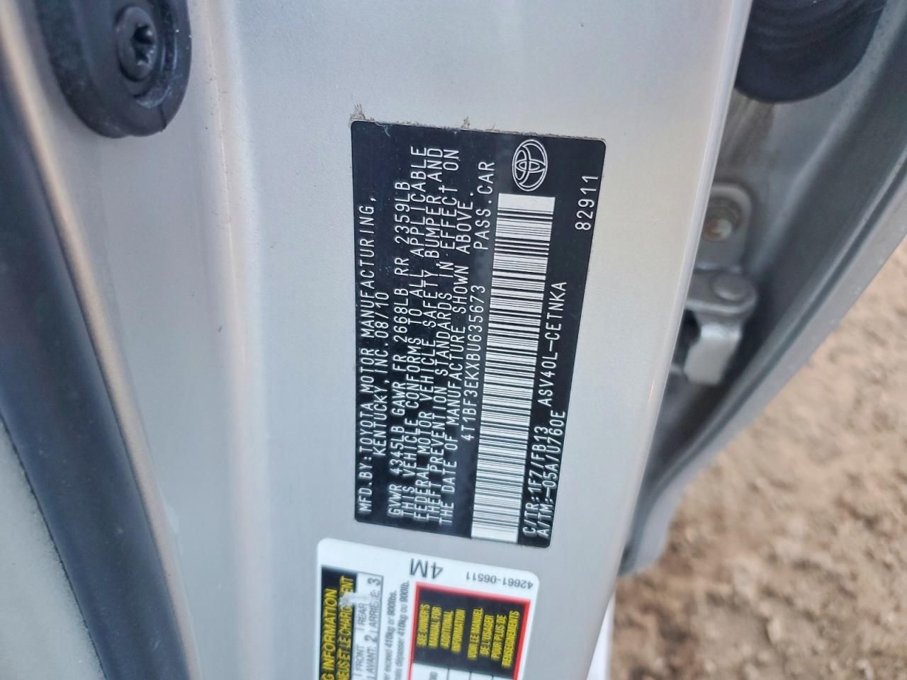 2011 Toyota Camry Base