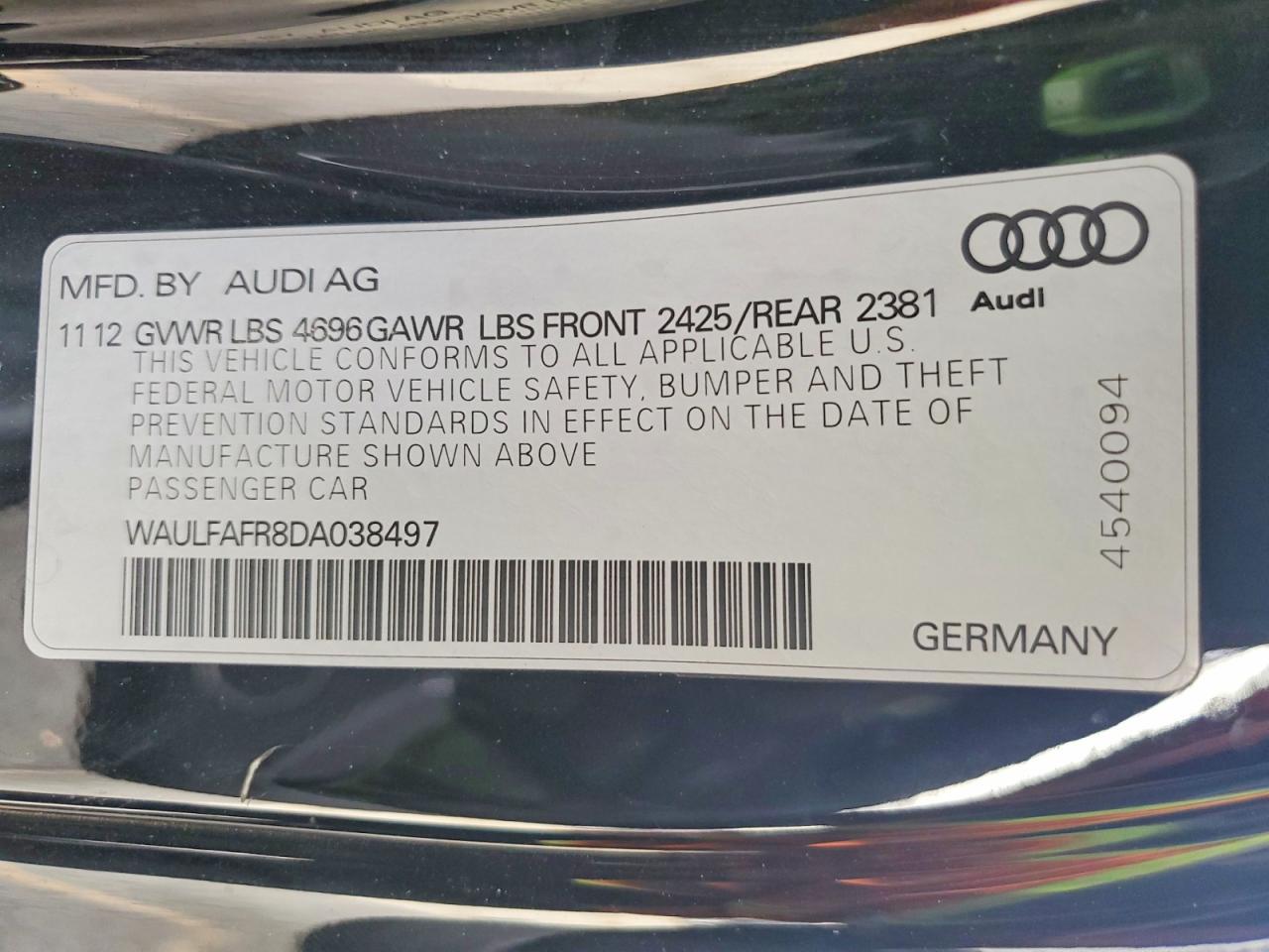 2013 Audi A5 Premium Plus