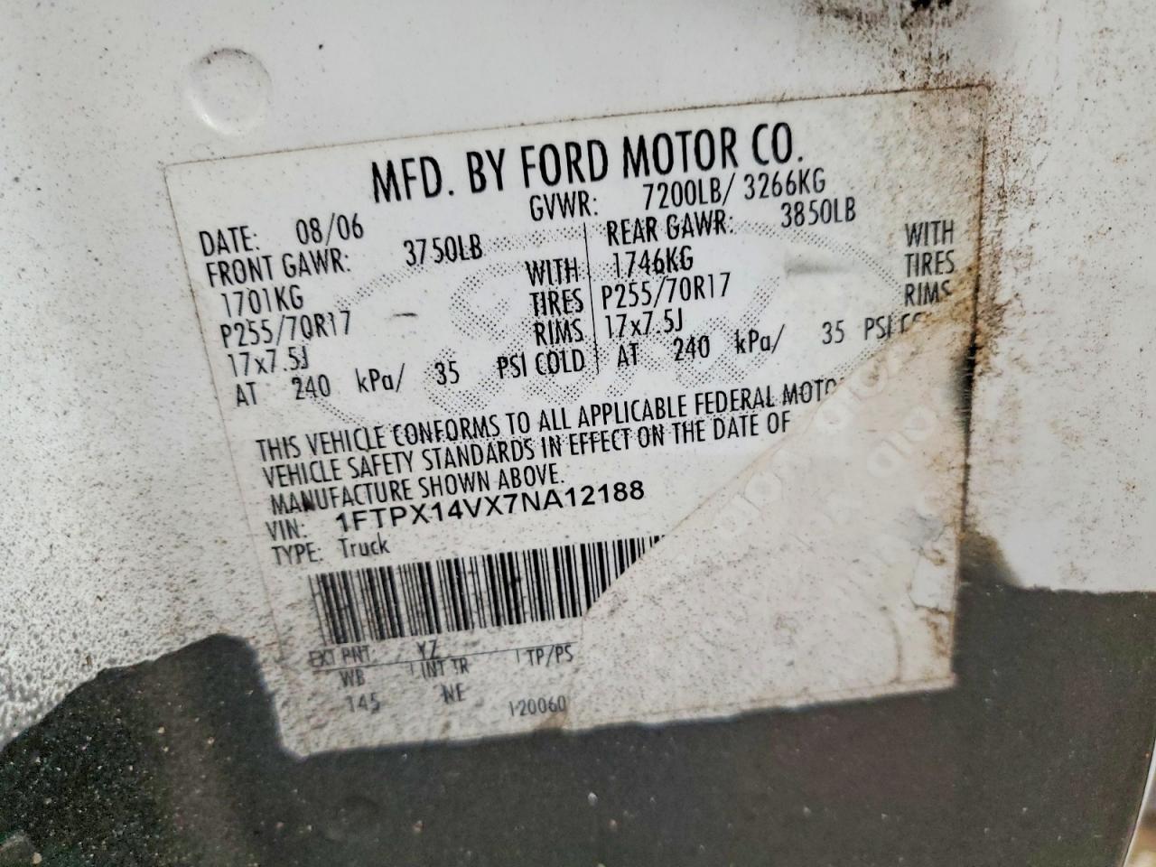 2007 Ford F150