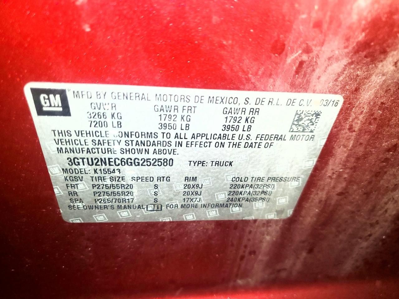 2016 GMC Sierra K1500 slt