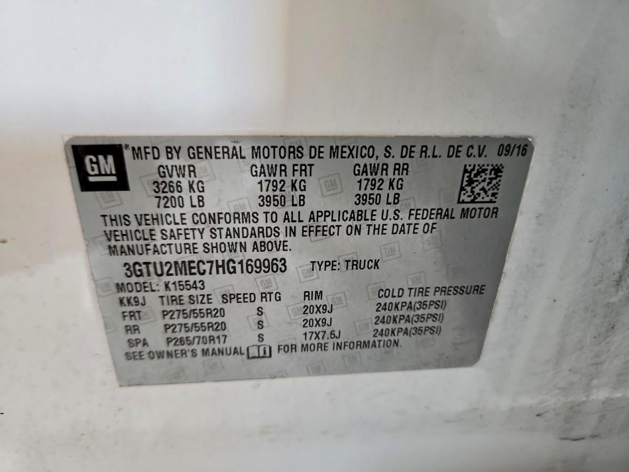 2017 GMC Sierra K1500 SLE