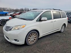 Salvage cars for sale from Copart Waldorf, MD: 2013 Toyota Sienna xle