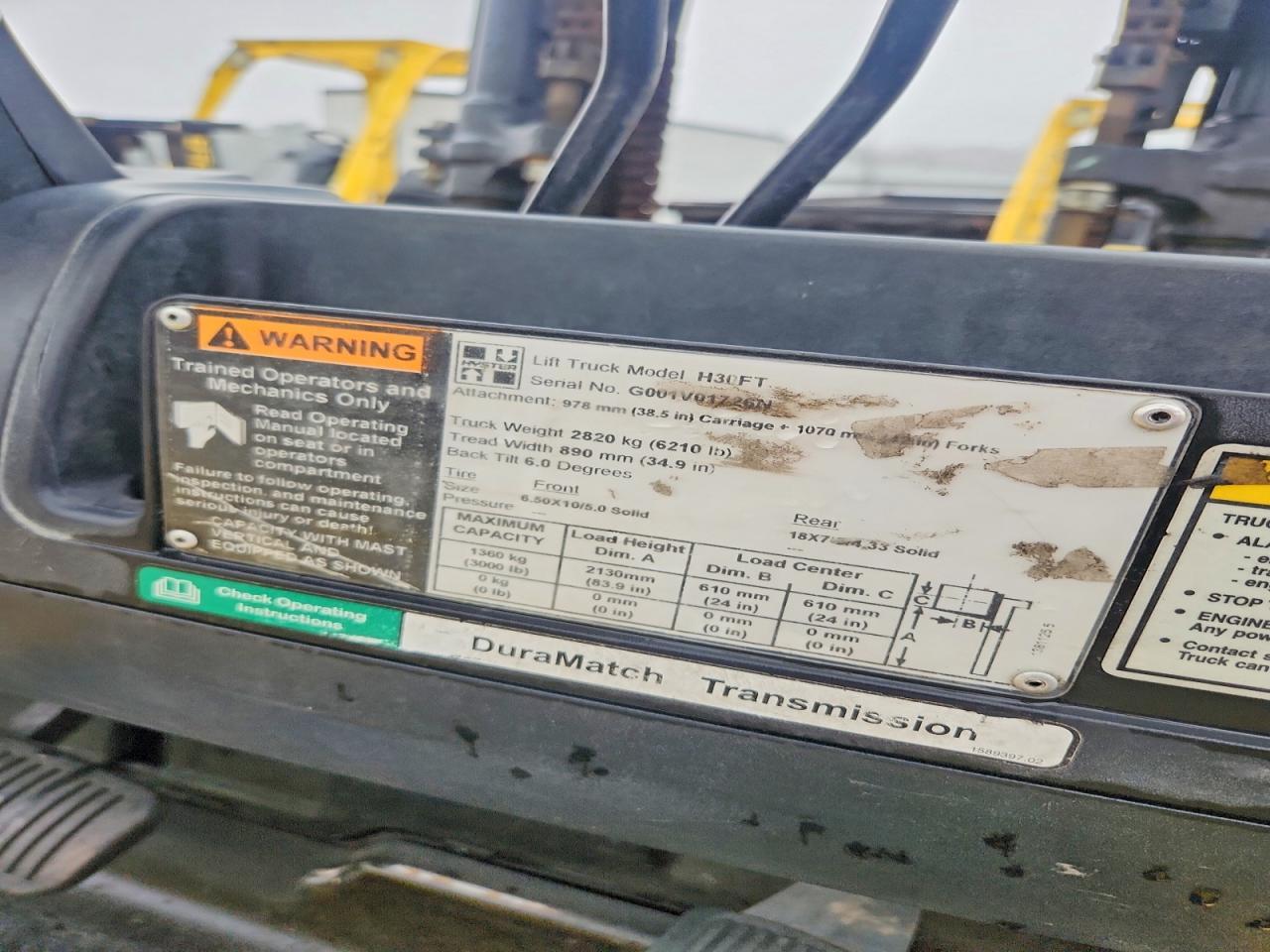 2015 Hyster Forklift