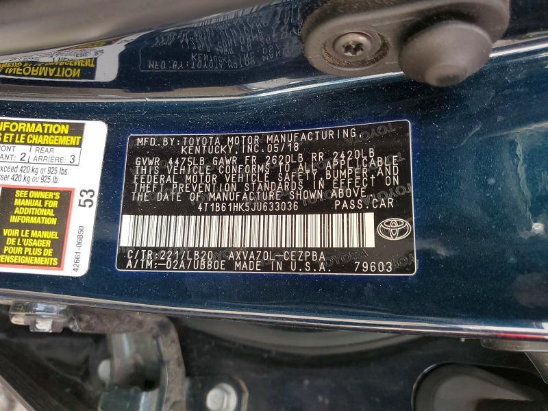 2018 Toyota Camry xse