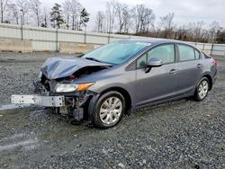 2012 Honda Civic lx en venta en Spartanburg, SC