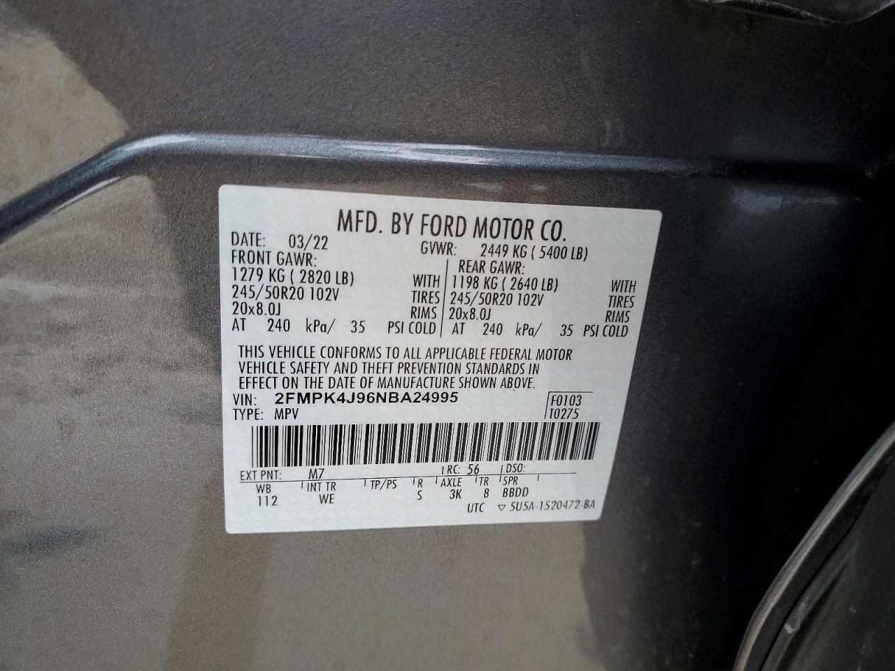 2022 Ford Edge sel