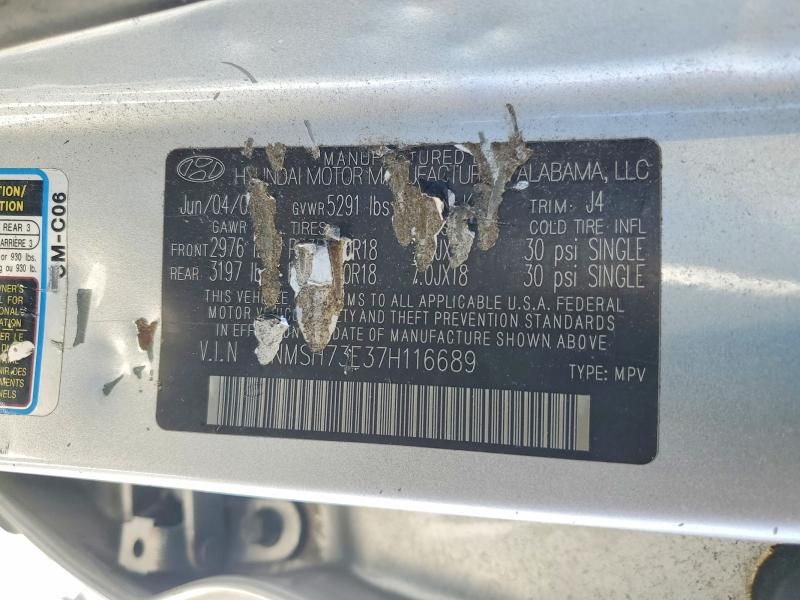 2007 Hyundai Santa fe se