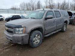 Salvage cars for sale from Copart Davison, MI: 2013 Chevrolet Suburban K1500 lt