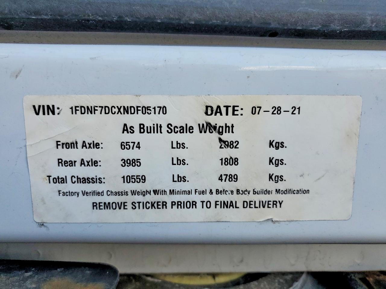 2022 Ford F750 Super Duty BOX Truck