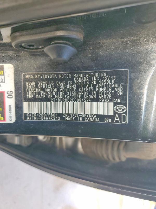 2014 Toyota Corolla l