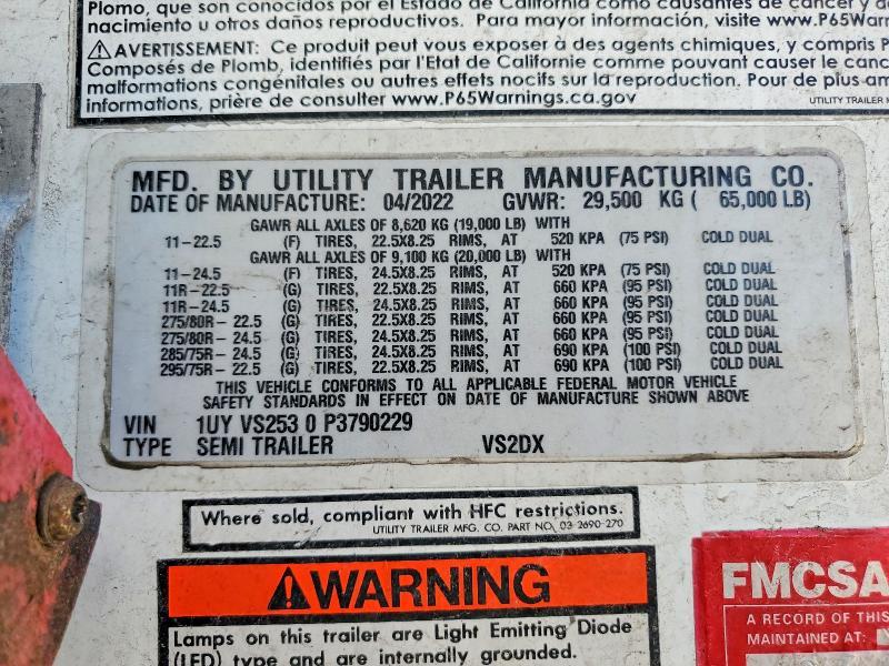 2023 Utility Vs2dx dry van Trailer
