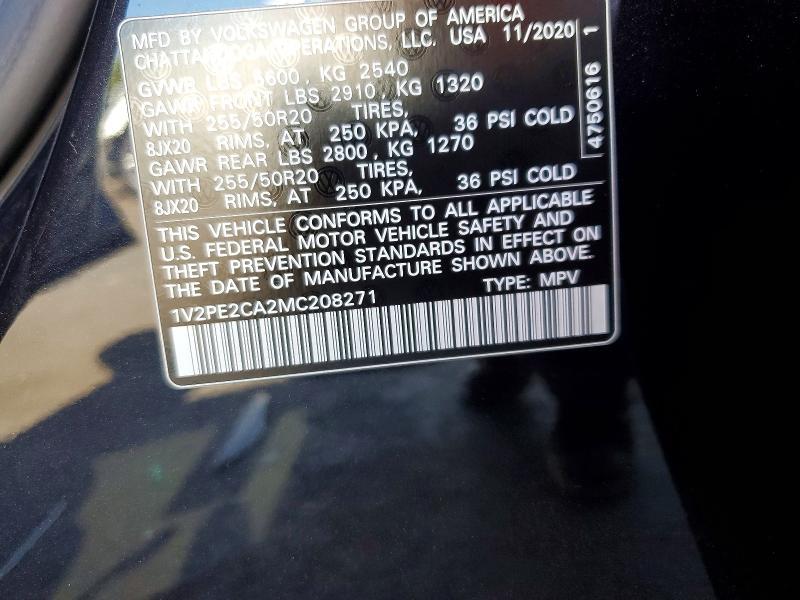 2021 Volkswagen Atlas Cross Sport se