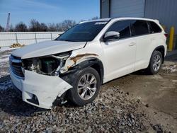 Salvage cars for sale from Copart Columbia, MO: 2015 Toyota Highlander xle